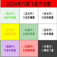 2025風水方位|2025年九宫方位风水图 蛇年九宫飞星图详解和化解